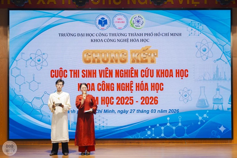 CHUNG KẾT CUỘC THI SV NGHIÊN CỨU KHOA HỌC NĂM HỌC 2026–2027 – KHOA CÔNG NGHỆ HÓA HỌC 