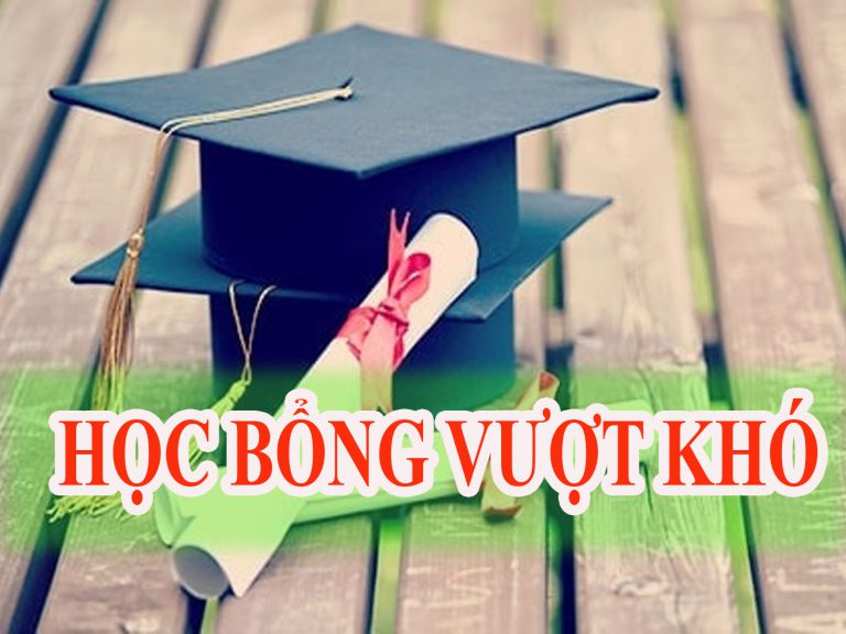 THÔNG BÁO NHẬN HỌC BỔNG VƯỢT KHÓ